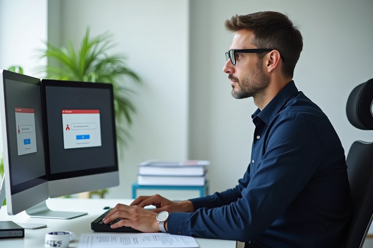 Administrateur universitaire face à une erreur de connexion sur le webmail de l'académie de Montpellier